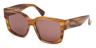Max Mara MM0145 50E Womens Sunglasses Brown Size 54