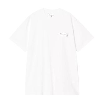 Carhartt Work in Progress Garble Short Sleeve T-Shirt White I036007-02-XX