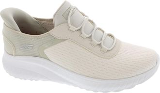 Skechers Womens Hands Free Slip-ins Bobs Squad Chaos-in Color Sneaker, Off-White, 5 UK Wide