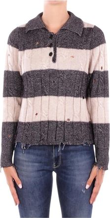 SOLOTRE Round-neck Truien - Dames - Ronde hals truien - Veelkleurig - L - Truien & Vesten