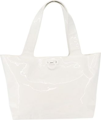 Ferragamo Gancini Tote Patent Leather Patent_Leather Tote Bag Bag (Pre-Owned)