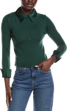 Alice & Olivia Alice + Olivia Porla Collared Sweater