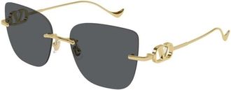 Valentino Vg0033S Sunglasses - female - Valentino - Sunglasses - Yellow - 54 MM - Accessories