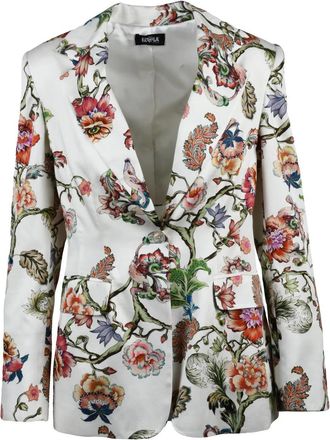 Ella Lago di Como Multicolor Viscose Satin Jacket