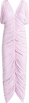 Magda Butrym ruched midi dress - women - Spandex/Elastane/Cupro - 38 - Purple
