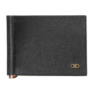 Ferragamo Wallets & Cardholders, male, Black, ONE SIZE, Stylish Leather Wallet