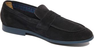 Doucal's Heren, Schoenen, Blauw, Maat: 39 EU Suède