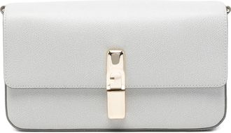 Furla Iride S Textured Leather Gold Clasp Clutch