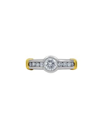 Diana M. Jewels Fine Jewelry Platinum & 18K 1.11 Ct. Tw. Diamond Ring