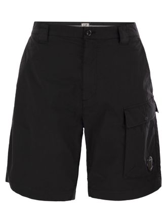 C.P. Company Cotton Cargo Shorts mit Objektiv