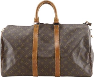 Louis Vuitton Brown Monogram Monogram Boston Bag (Pre-Owned)