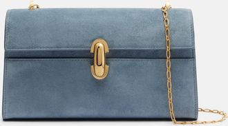 Savette Symmetry Chain Mini suede crossbody bag