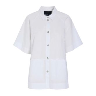 Bitte Kai Rand Shirts, female, White, Size: XL Classic Short Sleeve Shirt