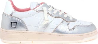 D.A.T.E. Court Shiny - Dames - Sneakers - Wit - 36 EU - Leer - Schoenen