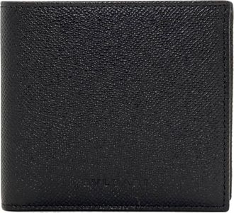 Bulgari Black Leather Wallet (Bi-Fold) (Pre-Owned)