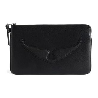 Zadig&Voltaire Clutches, female, Black, Size: ONE SIZE Angel Pouch