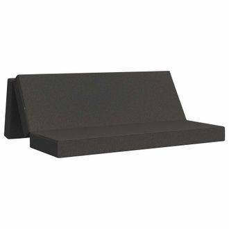 vidaXL Sof&aacute; Cama Plegable 200 X 67 X 45 Cm Gris Oscuro Vidaxl