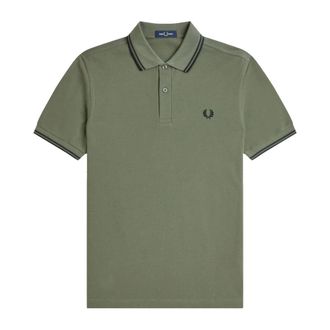 Fred Perry Polo M3600 - - Tops - Uomo - Verde - L