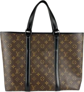 Louis Vuitton Pre-owned Vintage Tote Bag - Heren - Vintage Shopper - Bruin - ONE Size - Leer - Vintage