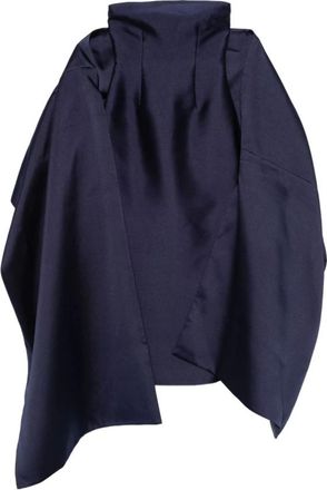Solace London Kleedjes, Dames, Blauw, M, Polyester, Renee Midi Jurk