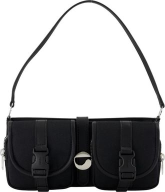 Coperni Zwarte Synthetische Cargo Tas met Magneetsluiting - Dames - Schoudertassen - Zwart - ONE Size - Katoen - Tassen