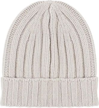 John Galliano ribbed wool beanie - men - Virgin Wool - One Size - Grey