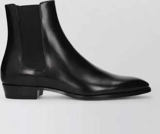 Celine leather chelsea boots