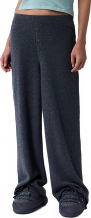 Guest In Residence Everywear Straight Leg Pant In Charcoal