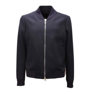 Paolo Pecora Wollen jas gemaakt in Itali&euml; - Heren - Bomber jackets - Blauw - L - Wol - Jassen