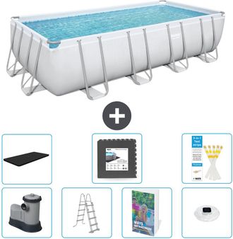 Bestway Piscina Bestway Power Steel Rectangular - 549x274x122 Cm - 8-piezas S608
