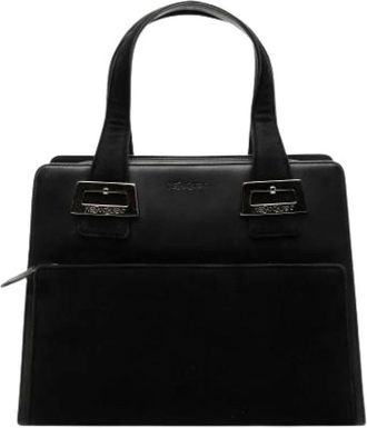 Saint Laurent Pre-owned Handbags, female, Black, Size: ONE SIZE Pre-owned Vintage Handbag