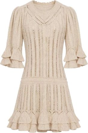 Isabel Marant Isabel Marant, Knitted Dresses, female, Beige, Size: XS Isabel Marant Nirina Dress