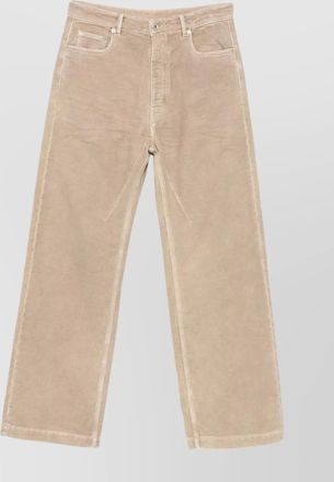 Rick Owens wide-leg 5-pocket denim trousers