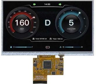 OEM Pantalla T&aacute;ctil Resistiva Lcd Dwin Hmi De 7,0 Y 800 X 480