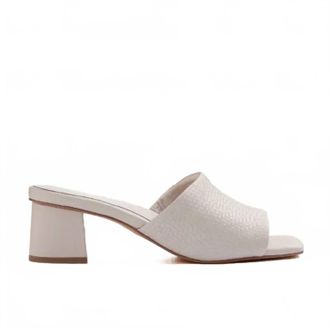 FRANKiE4 Womens Kennedy Weave Heel In Bone
