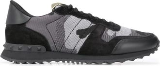 Valentino Garavani Zwarte Sneakers met Logo - Heren - Sneakers - Zwart - 36 EU - Schoenen