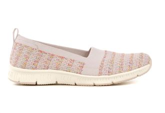 Skechers Womens Sherbert Skies Shoe In Natural/multi