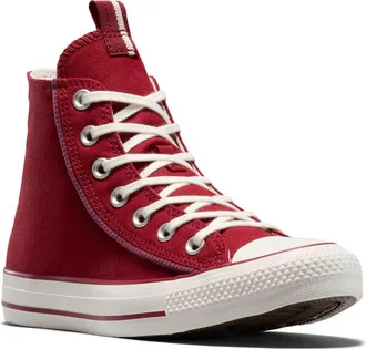 Converse Gender Inclusive Chuck Taylor All Star 70 High Top Sneaker in Park Red/Navy/Vintage White at Nordstrom Rack, Size 12 Womens / 10.5 Mens