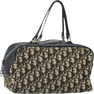 Dior Pre-owned Handbags, female, Multicolor, Size: ONE SIZE Pre-owned Trotter Canvas Hand Bag