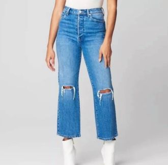 Blank NYC Baxter Ribcage Straight Leg Jeans In Wirl Wind