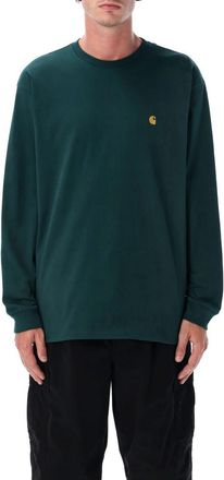 Carhartt Work in Progress Green Crewneck T-Shirt
