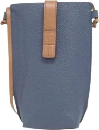 Loewe Pre-owned Cross Body Bags, female, Blue, Size: ONE SIZE Pre-owned Shoulder bag