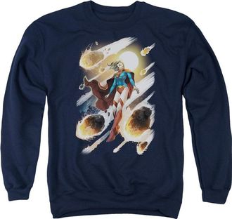 Gildan Justice League of America Supergirl 1 Adult Crewneck Sweatshirt