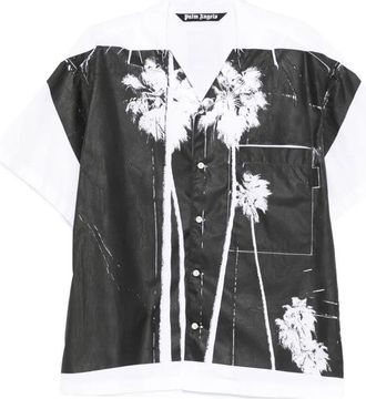 Palm Angels Dec Palm Culture Bowling Shirt