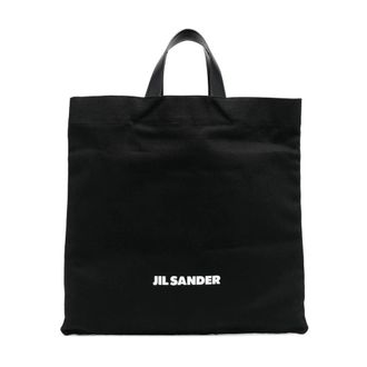 Jil Sander Dames, Tassen, Zwart, Maat: ONE Size Leer
