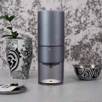 OEM Molinillo De Caf&eacute; El&eacute;ctrico, Molinillo De Granos De Caf&eacute;, Molinillo De Caf&eacute; Totalmente Autom&aacute;tico (azul)