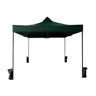 Mobili Rebecca Cenador 3x3 m con 4 pesos de metal y poli&eacute;ster verde