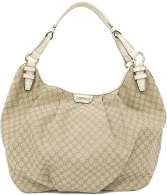 Celine Pre-owned Canvas Shoulder Bag - unisex - Vintage Schoudertas - Beige - ONE Size - Vintage