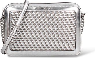 Michael Kors Bolso bandolera grande metalizado Jet Set - Bags - Mujer - Gris - ONE SIZE