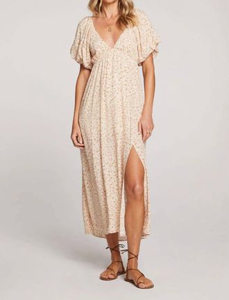Saltwater Luxe Tristan Midi Dress In Sand